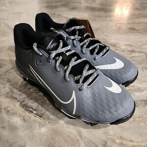 Nike Hyperdiamond 4 Keystone Black Grey Softball Cleats Women’s 6.5 CZ5918-007